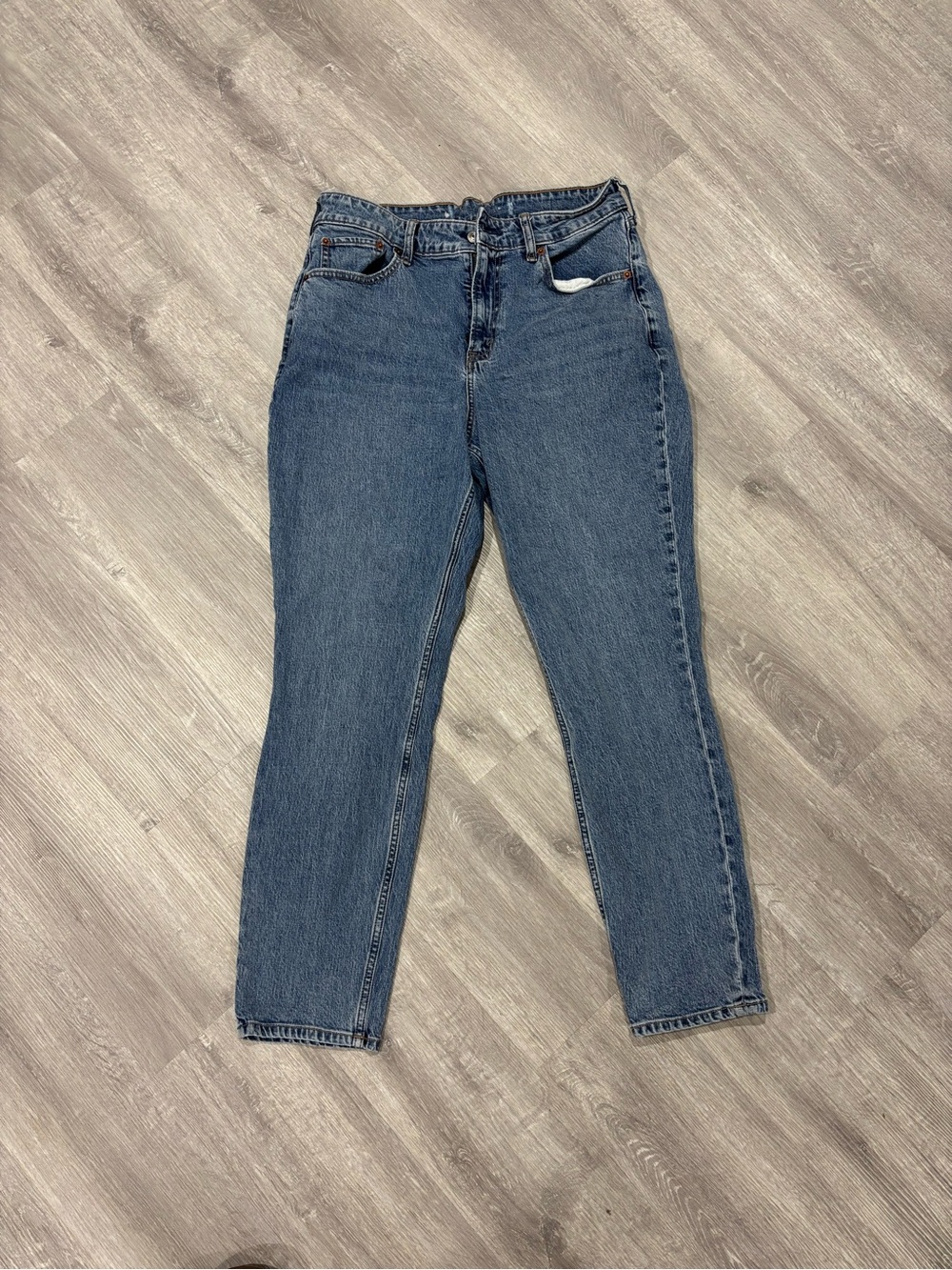 Abercrombie & Fitch High-Rise Medium Blue Women's Jeans